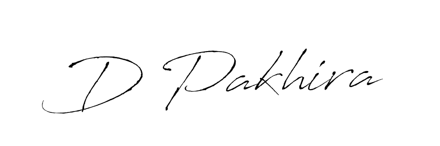 Create a beautiful signature design for name D Pakhira. With this signature (Antro_Vectra) fonts, you can make a handwritten signature for free. D Pakhira signature style 6 images and pictures png