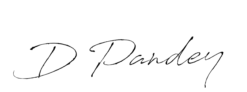 Make a beautiful signature design for name D Pandey. With this signature (Antro_Vectra) style, you can create a handwritten signature for free. D Pandey signature style 6 images and pictures png