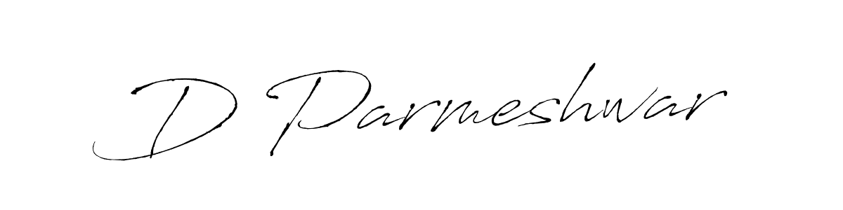 Make a beautiful signature design for name D Parmeshwar. With this signature (Antro_Vectra) style, you can create a handwritten signature for free. D Parmeshwar signature style 6 images and pictures png