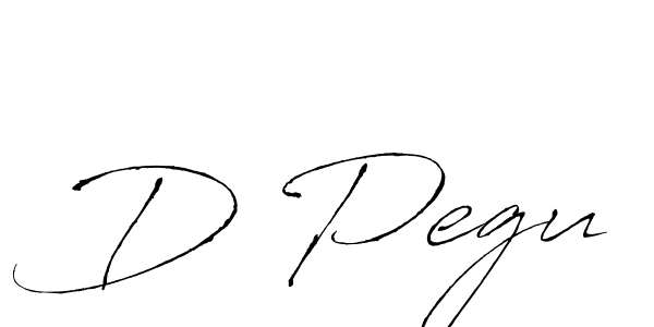 D Pegu stylish signature style. Best Handwritten Sign (Antro_Vectra) for my name. Handwritten Signature Collection Ideas for my name D Pegu. D Pegu signature style 6 images and pictures png