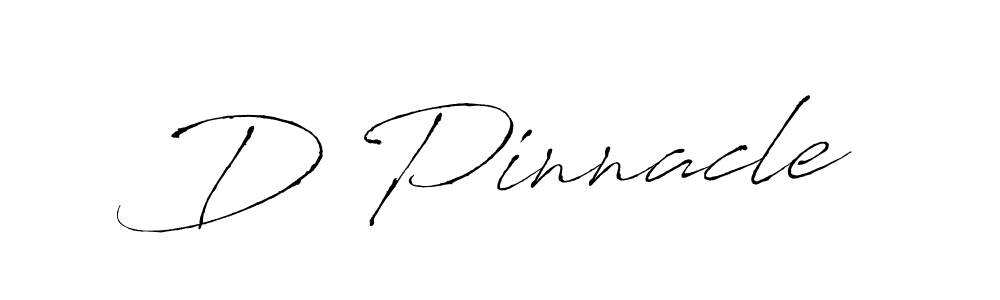 Use a signature maker to create a handwritten signature online. With this signature software, you can design (Antro_Vectra) your own signature for name D Pinnacle. D Pinnacle signature style 6 images and pictures png