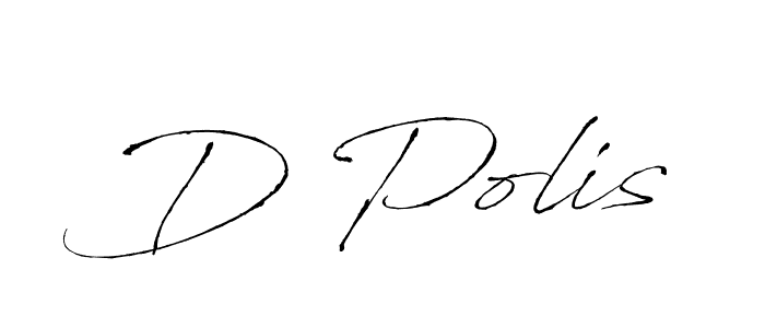 Use a signature maker to create a handwritten signature online. With this signature software, you can design (Antro_Vectra) your own signature for name D Polis. D Polis signature style 6 images and pictures png