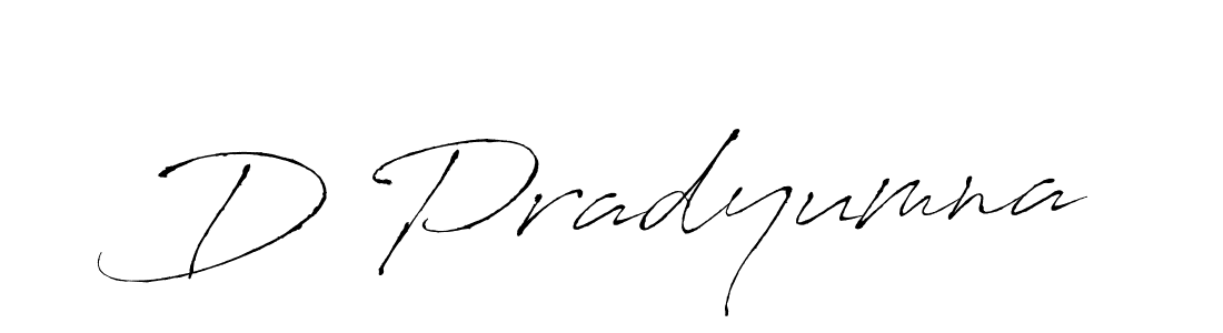 You can use this online signature creator to create a handwritten signature for the name D Pradyumna. This is the best online autograph maker. D Pradyumna signature style 6 images and pictures png