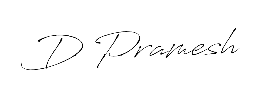 D Pramesh stylish signature style. Best Handwritten Sign (Antro_Vectra) for my name. Handwritten Signature Collection Ideas for my name D Pramesh. D Pramesh signature style 6 images and pictures png