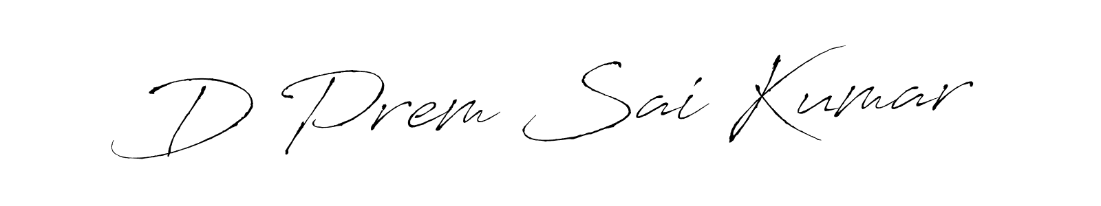 if you are searching for the best signature style for your name D Prem Sai Kumar. so please give up your signature search. here we have designed multiple signature styles  using Antro_Vectra. D Prem Sai Kumar signature style 6 images and pictures png
