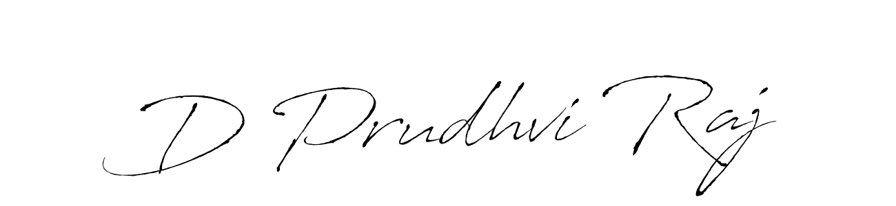 This is the best signature style for the D Prudhvi Raj name. Also you like these signature font (Antro_Vectra). Mix name signature. D Prudhvi Raj signature style 6 images and pictures png