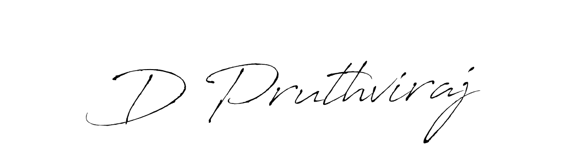 How to make D Pruthviraj signature? Antro_Vectra is a professional autograph style. Create handwritten signature for D Pruthviraj name. D Pruthviraj signature style 6 images and pictures png