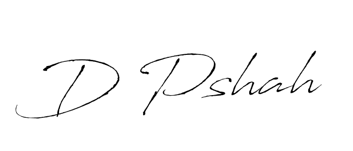 Once you've used our free online signature maker to create your best signature Antro_Vectra style, it's time to enjoy all of the benefits that D Pshah name signing documents. D Pshah signature style 6 images and pictures png