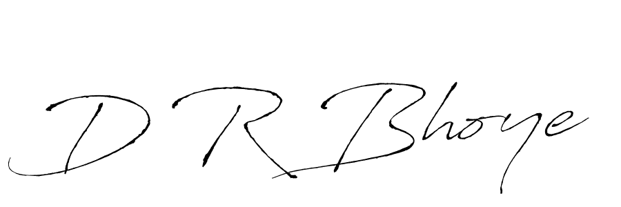 Also You can easily find your signature by using the search form. We will create D R Bhoye name handwritten signature images for you free of cost using Antro_Vectra sign style. D R Bhoye signature style 6 images and pictures png