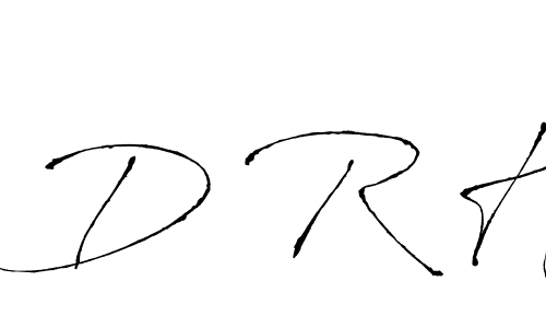 Also You can easily find your signature by using the search form. We will create D R H name handwritten signature images for you free of cost using Antro_Vectra sign style. D R H signature style 6 images and pictures png