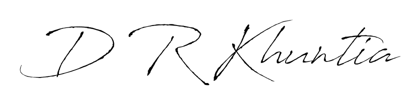 Also You can easily find your signature by using the search form. We will create D R Khuntia name handwritten signature images for you free of cost using Antro_Vectra sign style. D R Khuntia signature style 6 images and pictures png