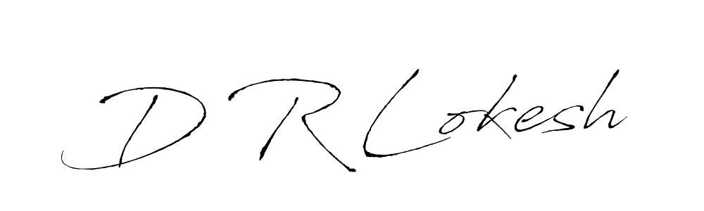 if you are searching for the best signature style for your name D R Lokesh. so please give up your signature search. here we have designed multiple signature styles  using Antro_Vectra. D R Lokesh signature style 6 images and pictures png