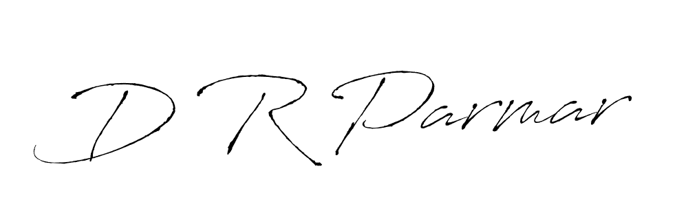 Create a beautiful signature design for name D R Parmar. With this signature (Antro_Vectra) fonts, you can make a handwritten signature for free. D R Parmar signature style 6 images and pictures png