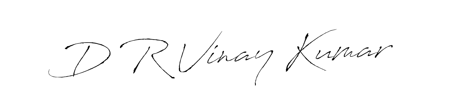 Also You can easily find your signature by using the search form. We will create D R Vinay Kumar name handwritten signature images for you free of cost using Antro_Vectra sign style. D R Vinay Kumar signature style 6 images and pictures png