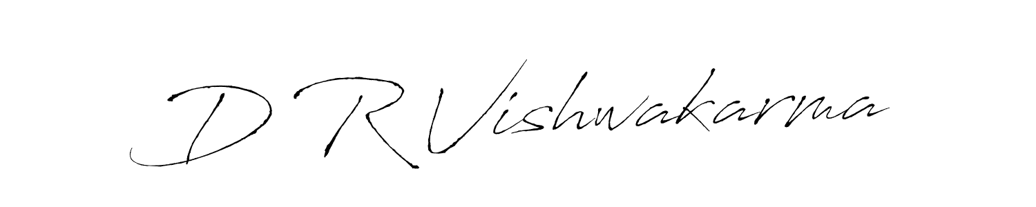 It looks lik you need a new signature style for name D R Vishwakarma. Design unique handwritten (Antro_Vectra) signature with our free signature maker in just a few clicks. D R Vishwakarma signature style 6 images and pictures png