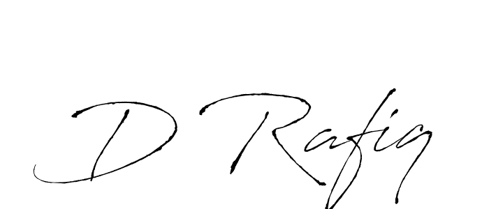 How to make D Rafiq signature? Antro_Vectra is a professional autograph style. Create handwritten signature for D Rafiq name. D Rafiq signature style 6 images and pictures png