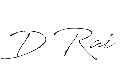 The best way (Antro_Vectra) to make a short signature is to pick only two or three words in your name. The name D Rai include a total of six letters. For converting this name. D Rai signature style 6 images and pictures png