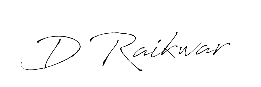 if you are searching for the best signature style for your name D Raikwar. so please give up your signature search. here we have designed multiple signature styles  using Antro_Vectra. D Raikwar signature style 6 images and pictures png