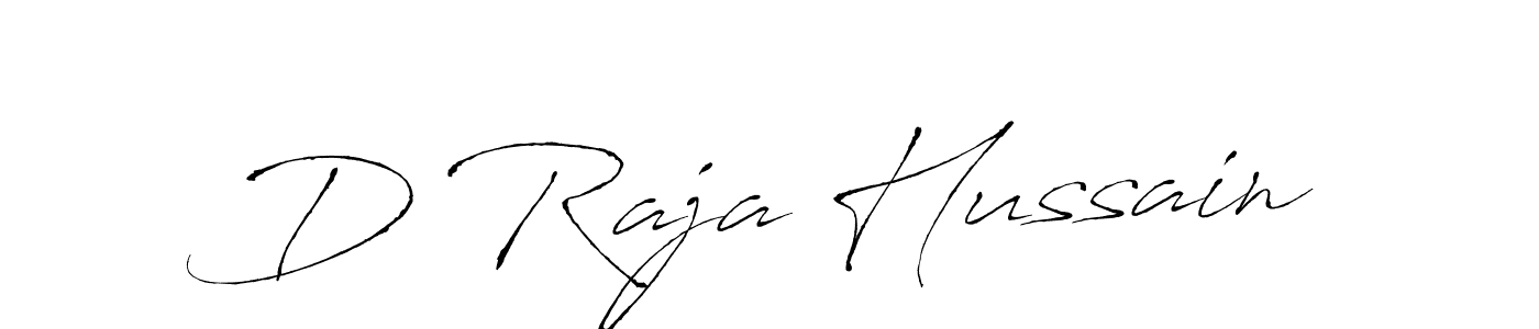 How to Draw D Raja Hussain signature style? Antro_Vectra is a latest design signature styles for name D Raja Hussain. D Raja Hussain signature style 6 images and pictures png