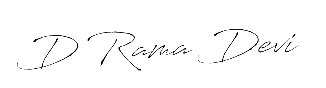 How to make D Rama Devi signature? Antro_Vectra is a professional autograph style. Create handwritten signature for D Rama Devi name. D Rama Devi signature style 6 images and pictures png