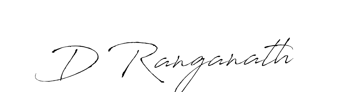 D Ranganath stylish signature style. Best Handwritten Sign (Antro_Vectra) for my name. Handwritten Signature Collection Ideas for my name D Ranganath. D Ranganath signature style 6 images and pictures png