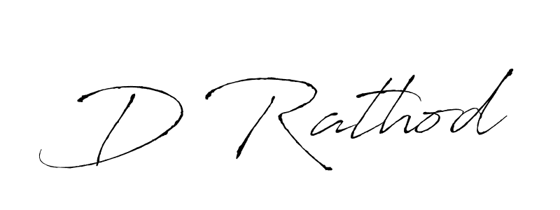 Use a signature maker to create a handwritten signature online. With this signature software, you can design (Antro_Vectra) your own signature for name D Rathod. D Rathod signature style 6 images and pictures png