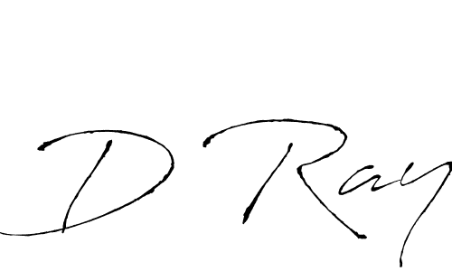 The best way (Antro_Vectra) to make a short signature is to pick only two or three words in your name. The name D Ray include a total of six letters. For converting this name. D Ray signature style 6 images and pictures png