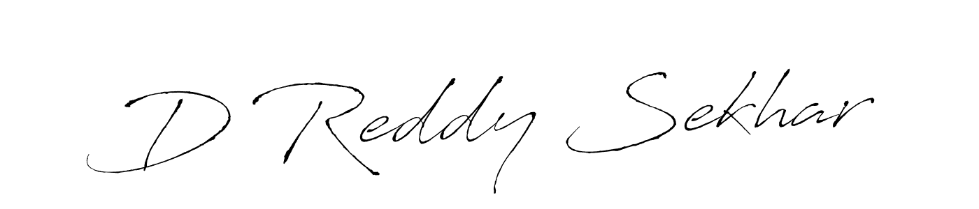 How to make D Reddy Sekhar signature? Antro_Vectra is a professional autograph style. Create handwritten signature for D Reddy Sekhar name. D Reddy Sekhar signature style 6 images and pictures png