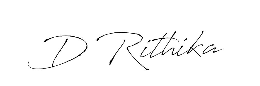 Also You can easily find your signature by using the search form. We will create D Rithika name handwritten signature images for you free of cost using Antro_Vectra sign style. D Rithika signature style 6 images and pictures png