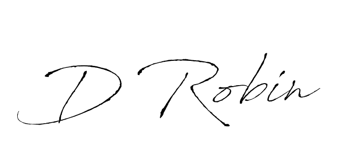 D Robin stylish signature style. Best Handwritten Sign (Antro_Vectra) for my name. Handwritten Signature Collection Ideas for my name D Robin. D Robin signature style 6 images and pictures png