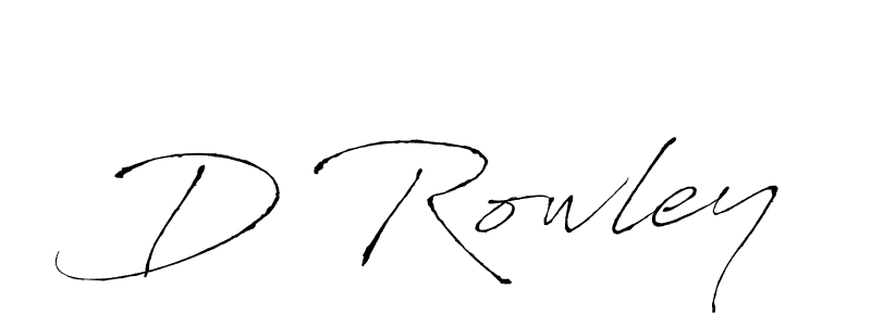 Antro_Vectra is a professional signature style that is perfect for those who want to add a touch of class to their signature. It is also a great choice for those who want to make their signature more unique. Get D Rowley name to fancy signature for free. D Rowley signature style 6 images and pictures png