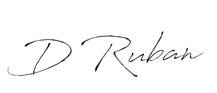 You should practise on your own different ways (Antro_Vectra) to write your name (D Ruban) in signature. don't let someone else do it for you. D Ruban signature style 6 images and pictures png