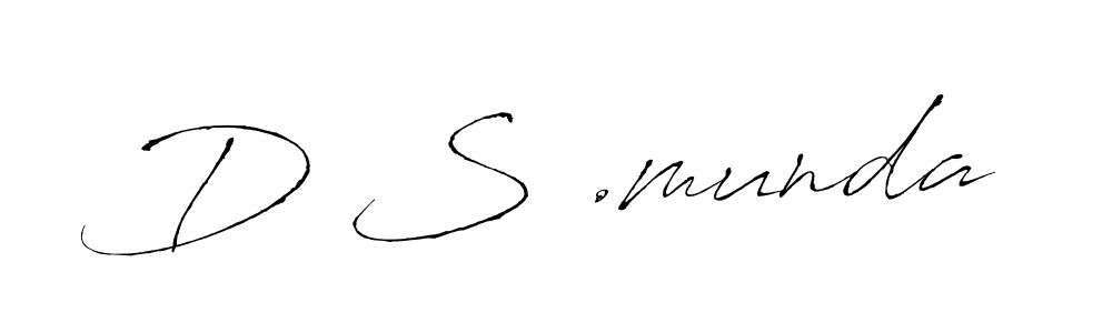 It looks lik you need a new signature style for name D S .munda. Design unique handwritten (Antro_Vectra) signature with our free signature maker in just a few clicks. D S .munda signature style 6 images and pictures png