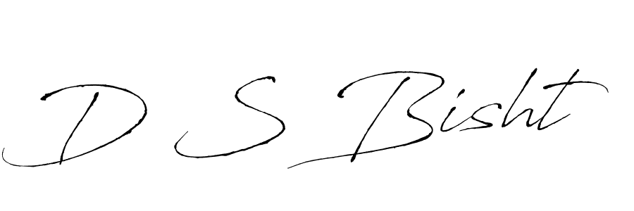 if you are searching for the best signature style for your name D S Bisht. so please give up your signature search. here we have designed multiple signature styles  using Antro_Vectra. D S Bisht signature style 6 images and pictures png