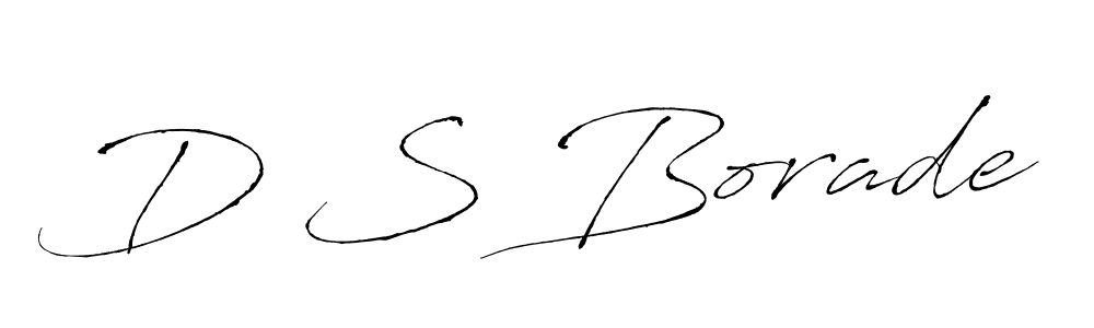 Also we have D S Borade name is the best signature style. Create professional handwritten signature collection using Antro_Vectra autograph style. D S Borade signature style 6 images and pictures png