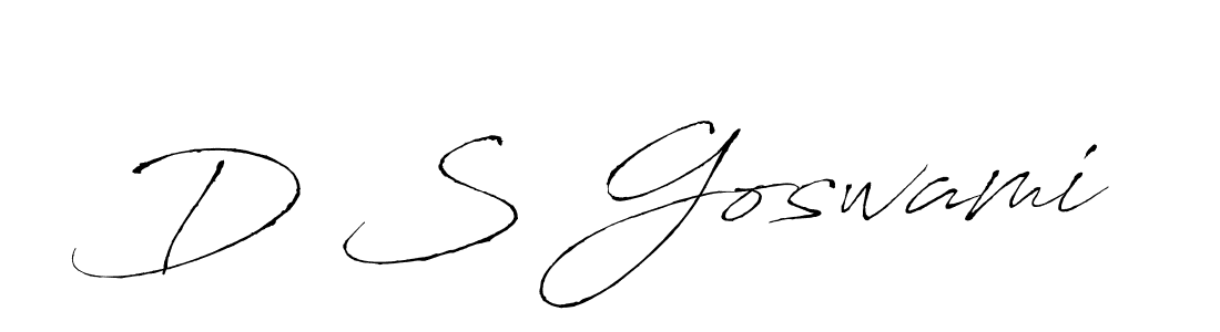 Also we have D S Goswami name is the best signature style. Create professional handwritten signature collection using Antro_Vectra autograph style. D S Goswami signature style 6 images and pictures png
