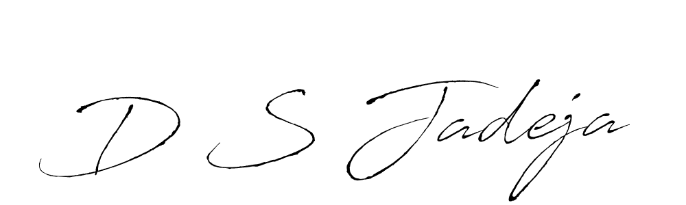 if you are searching for the best signature style for your name D S Jadeja. so please give up your signature search. here we have designed multiple signature styles  using Antro_Vectra. D S Jadeja signature style 6 images and pictures png