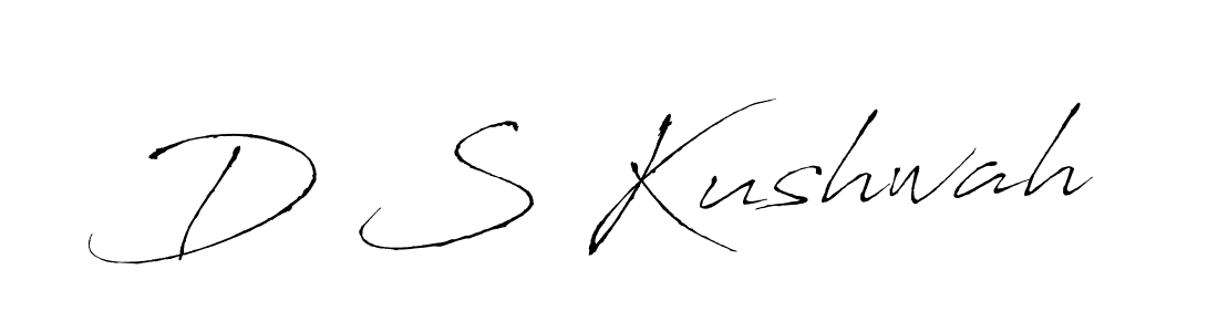 Make a beautiful signature design for name D S Kushwah. Use this online signature maker to create a handwritten signature for free. D S Kushwah signature style 6 images and pictures png