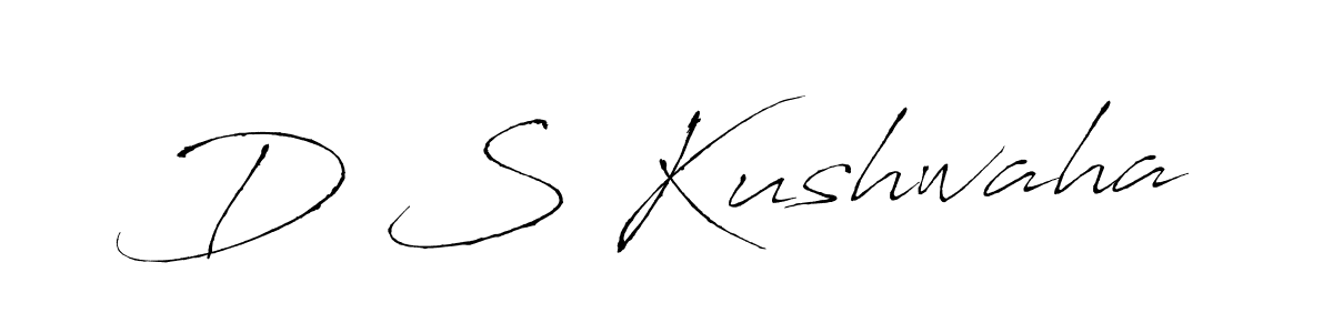 Make a beautiful signature design for name D S Kushwaha. Use this online signature maker to create a handwritten signature for free. D S Kushwaha signature style 6 images and pictures png