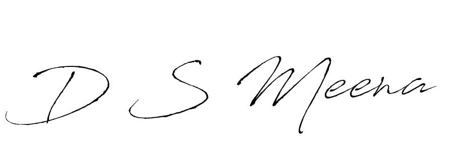 if you are searching for the best signature style for your name D S Meena. so please give up your signature search. here we have designed multiple signature styles  using Antro_Vectra. D S Meena signature style 6 images and pictures png