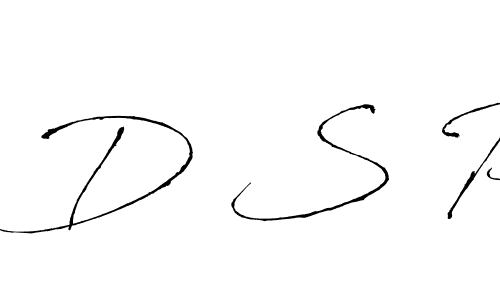 D S P stylish signature style. Best Handwritten Sign (Antro_Vectra) for my name. Handwritten Signature Collection Ideas for my name D S P. D S P signature style 6 images and pictures png