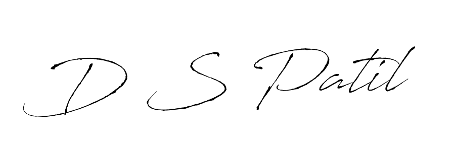 Make a beautiful signature design for name D S Patil. Use this online signature maker to create a handwritten signature for free. D S Patil signature style 6 images and pictures png