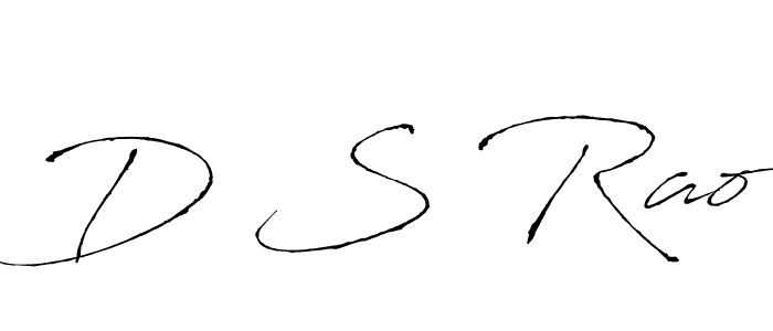 Similarly Antro_Vectra is the best handwritten signature design. Signature creator online .You can use it as an online autograph creator for name D S Rao. D S Rao signature style 6 images and pictures png