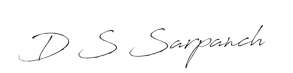 Design your own signature with our free online signature maker. With this signature software, you can create a handwritten (Antro_Vectra) signature for name D S Sarpanch. D S Sarpanch signature style 6 images and pictures png