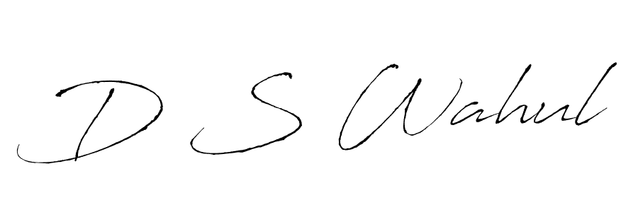 Make a short D S Wahul signature style. Manage your documents anywhere anytime using Antro_Vectra. Create and add eSignatures, submit forms, share and send files easily. D S Wahul signature style 6 images and pictures png