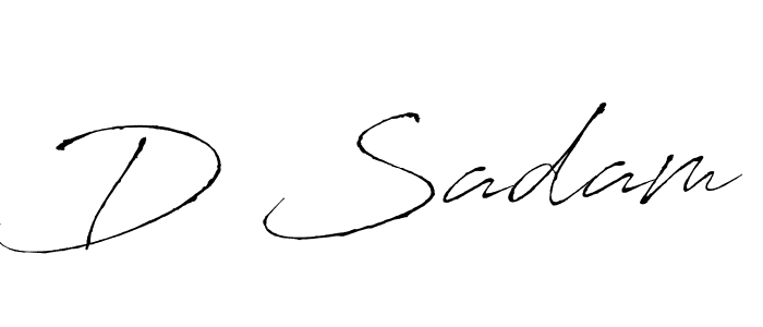 Once you've used our free online signature maker to create your best signature Antro_Vectra style, it's time to enjoy all of the benefits that D Sadam name signing documents. D Sadam signature style 6 images and pictures png