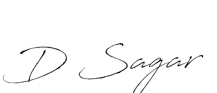 Also we have D Sagar name is the best signature style. Create professional handwritten signature collection using Antro_Vectra autograph style. D Sagar signature style 6 images and pictures png