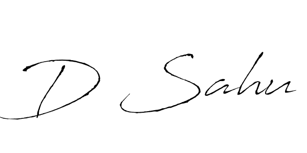 You can use this online signature creator to create a handwritten signature for the name D Sahu. This is the best online autograph maker. D Sahu signature style 6 images and pictures png