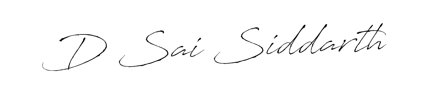 How to make D Sai Siddarth signature? Antro_Vectra is a professional autograph style. Create handwritten signature for D Sai Siddarth name. D Sai Siddarth signature style 6 images and pictures png