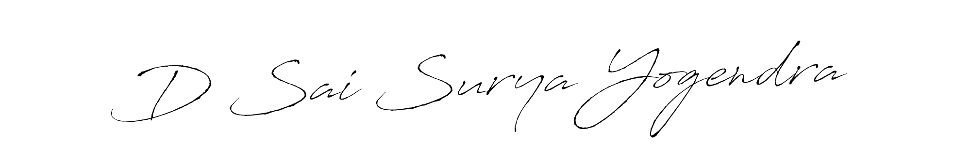 How to Draw D Sai Surya Yogendra signature style? Antro_Vectra is a latest design signature styles for name D Sai Surya Yogendra. D Sai Surya Yogendra signature style 6 images and pictures png